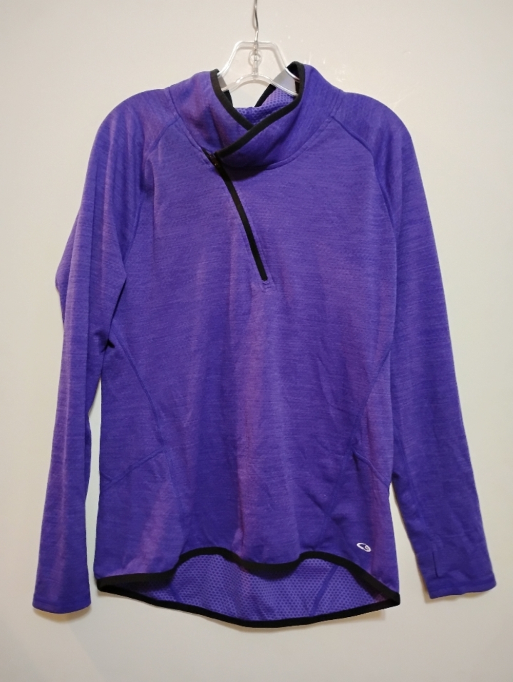 Champion DUO DRY Purple Athletic Mesh Inside Pullover 100%Polyester Ladies' XL